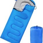 Camping Sleeping Bags for Adults Kids Waterproof Lightweight Sleeping Bag for Cold Weather or Warm Backpacking Hiking Mountaineering Indoor Outdoor Use