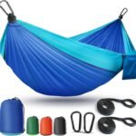 Quilted Double Hammock with Spreader Bar – Comfortable Outdoor Swing Bed for Patio & Garden