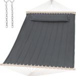 Colorful Outdoor Hammock Swing – Portable Comfortable Hanging Chair for Camping & Backyard