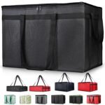 Large Insulated Cooler Bag – Reusable Thermal Food Delivery Bag for Grocery Shopping & Outdoor Activities