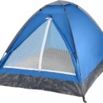 2 Person Camping Tent with Rain Fly and Carrying Bag - Lightweight Outdoor Pop Up Tents for Camping Essentials, Music Festivals, Backpacking, Hiking, or Beach Shelter by